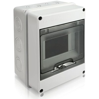 OEM Coffret Electrique Etanche, Ip65 5-modules Ableaux À Disjoncteurs Électriques Boitier, Etanche Electrique Exterieur, Armoire De Contrôle, Boitier De Jonction Pour Utilisation À L'Extérieur - Publicité OEM Coffret Electrique Etanche, Ip65 5-modules Ableaux À Disjoncteurs Électriques Boitier, Etanche Electrique Exterieur, Armoire De Contrôle, Boitier De Jonction Pour Utilisation À L'Extérieur - Publicité