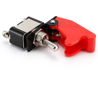 OEM Interrupteur À Bascule En Métal, 12v 20a, On/off 2 Positions, 2 Broches, Avec Capuchon Étanche (rouge) - Publicité OEM Interrupteur À Bascule En Métal, 12v 20a, On/off 2 Positions, 2 Broches, Avec Capuchon Étanche (rouge) - Publicité