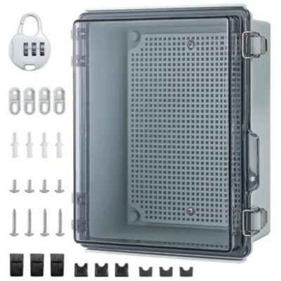 OEM Coffret Electrique Etanche Exterieur,boitier Etanche Ip65, Abs Boîte De Jonction,boite Etanche Electrique Exterieur Avec Accessoires De Montmural Et Serrure (230 165 120mm) - Publicité OEM Coffret Electrique Etanche Exterieur,boitier Etanche Ip65, Abs Boîte De Jonction,boite Etanche Electrique Exterieur Avec Accessoires De Montmural Et Serrure (230 165 120mm) - Publicité
