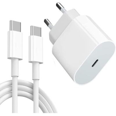 ABYSSE Chargeur Usb-c 20 W Pour Ipad Pro Avec Câble Type-c De 2 M. Compatible Avec Ipad Pro 12,9/11 Pouces, Air 5e/4e, Mini 6, Galaxy S21, S20, S10, Etc. Adaptateur Secteur Usb-c Pour Tablettes Android. Publicité ABYSSE Chargeur Usb-c 20 W Pour Ipad Pro Avec Câble Type-c De 2 M. Compatible Avec Ipad Pro 12,9/11 Pouces, Air 5e/4e, Mini 6, Galaxy S21, S20, S10, Etc. Adaptateur Secteur Usb-c Pour Tablettes Android. Publicité