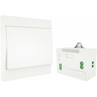 ABYSSE Rf433 Interrupteur Sans Fil, Sans Pile, Télécommande Murale, Interrupteur Mural, Auto-alimenté, Sans Câblage, Émetteur Pour Panneau Mural (kit À 1 Voie) - Publicité ABYSSE Rf433 Interrupteur Sans Fil, Sans Pile, Télécommande Murale, Interrupteur Mural, Auto-alimenté, Sans Câblage, Émetteur Pour Panneau Mural (kit À 1 Voie) - Publicité