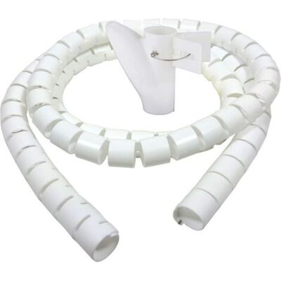OEM Goulotte De Câbles De Bureau 3,0 M, Gaine Spiralée Flexible Pour Câble De 20 Mm, Blanche - Publicité OEM Goulotte De Câbles De Bureau 3,0 M, Gaine Spiralée Flexible Pour Câble De 20 Mm, Blanche - Publicité