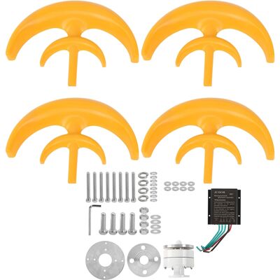 WEYTOLL Type De Lanterne D'Éolienne Axes Verticaux 4 Pièces D'Équipement De Producteur D'Électricité De Lame 1200w48v - Publicité WEYTOLL Type De Lanterne D'Éolienne Axes Verticaux 4 Pièces D'Équipement De Producteur D'Électricité De Lame 1200w48v - Publicité