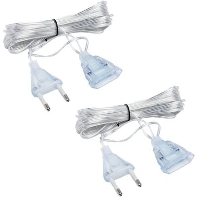 Scotch 2 Pcs Fil Électrique Transparent Rallonge Électrique Transparente Câble Rallonge Électrique 5m Pour Accessoires Electriques Petit - Publicité Scotch 2 Pcs Fil Électrique Transparent Rallonge Électrique Transparente Câble Rallonge Électrique 5m Pour Accessoires Electriques Petit - Publicité