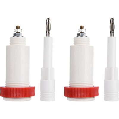 LBVIE Connecteurs Et Prises Haute Tension À Fiches Et Fiches Bananes Croisées Blanches Et Rouges - Publicité LBVIE Connecteurs Et Prises Haute Tension À Fiches Et Fiches Bananes Croisées Blanches Et Rouges - Publicité