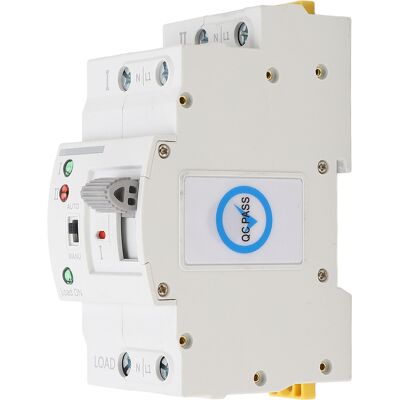 WEYTOLL Outil De Commutation De Transfert Automatique À Double Puissance, Circuit Générateur 2p 63a, Contrôleur De Changement Rapide, Commutation En Milliseconde, 110vac - Publicité WEYTOLL Outil De Commutation De Transfert Automatique À Double Puissance, Circuit Générateur 2p 63a, Contrôleur De Changement Rapide, Commutation En Milliseconde, 110vac - Publicité