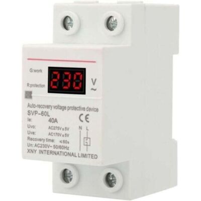 OEM Stabilisateur De Tension, Parasurtenseur 230 V 40 A, Régulateur De Tension, Dispositif De Protection Sur Rail Din - Publicité OEM Stabilisateur De Tension, Parasurtenseur 230 V 40 A, Régulateur De Tension, Dispositif De Protection Sur Rail Din - Publicité