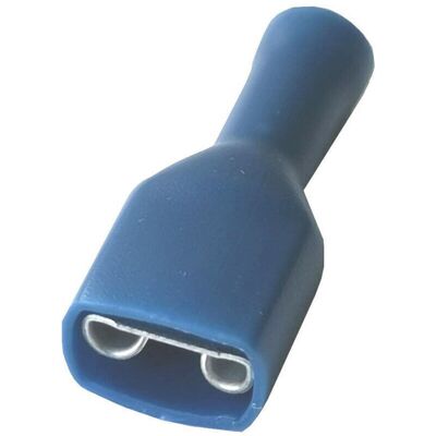OEM Cosse Électrique Femelle Isolée Bleue 6,4 Mm – Lot De 25 Pièces En Cuivre Étamé, Compatibles Avec Fils 1,5–2,5 Mm² - Publicité OEM Cosse Électrique Femelle Isolée Bleue 6,4 Mm – Lot De 25 Pièces En Cuivre Étamé, Compatibles Avec Fils 1,5–2,5 Mm² - Publicité
