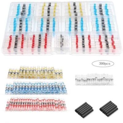 OEM Connecteur Electrique, 300pcs Cosses Electriques A Serti, Thermosoudable Kit De Connecteurs De Bornes De Qualité Marine, Connecteur À Souder Étanche Pour Moto Marine Automobile - Publicité OEM Connecteur Electrique, 300pcs Cosses Electriques A Serti, Thermosoudable Kit De Connecteurs De Bornes De Qualité Marine, Connecteur À Souder Étanche Pour Moto Marine Automobile - Publicité