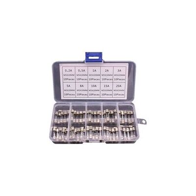 OEM Fusibles Verre 5×20 Mm – Lot De 100 Pièces (0,2 A À 20 A), Fusible Rapide Pour Bricolage Et Équipements Domestiques - Publicité OEM Fusibles Verre 5×20 Mm – Lot De 100 Pièces (0,2 A À 20 A), Fusible Rapide Pour Bricolage Et Équipements Domestiques - Publicité