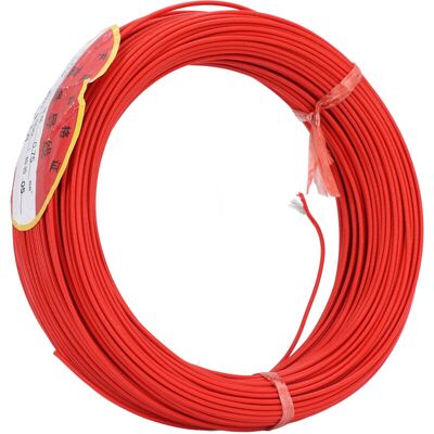 MOXIE Bobine De Détecteur De Boucle 0,75 Mm² En Fil De Cuivre Sans Oxygène Avec Gaine Ptfe, Câble De 50 M, 600 V Pour Détecteur De Boucle Automobile - Publicité MOXIE Bobine De Détecteur De Boucle 0,75 Mm² En Fil De Cuivre Sans Oxygène Avec Gaine Ptfe, Câble De 50 M, 600 V Pour Détecteur De Boucle Automobile - Publicité