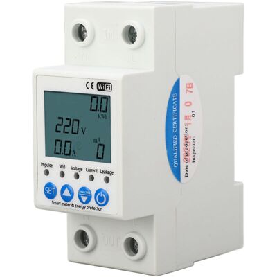 OEM Interrupteur De Protection Contre Les Fuites Wifi 63a Ac220v, Réenclenchement Automatique Et Télécommande À Distance-dou - Publicité OEM Interrupteur De Protection Contre Les Fuites Wifi 63a Ac220v, Réenclenchement Automatique Et Télécommande À Distance-dou - Publicité