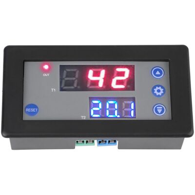 AHLSEN Bravix Module De Relais De Temporisation 12v Minuterie De Cycle Double Affichage Led Numérique - Publicité AHLSEN Bravix Module De Relais De Temporisation 12v Minuterie De Cycle Double Affichage Led Numérique - Publicité
