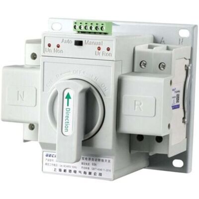 OEM Commutateur De Transfert Automatique Double Puissance 2p 63a Commutateur De Commutation Classe Cb Ats Home Monophasé 220 V - Publicité OEM Commutateur De Transfert Automatique Double Puissance 2p 63a Commutateur De Commutation Classe Cb Ats Home Monophasé 220 V - Publicité