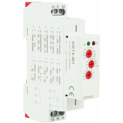 OEM Commutateur De Relais Temporisé Ac 220v Grt8-m1 Montage Sur Rail Din 10 Fonctions Indicateurs Led - Publicité OEM Commutateur De Relais Temporisé Ac 220v Grt8-m1 Montage Sur Rail Din 10 Fonctions Indicateurs Led - Publicité
