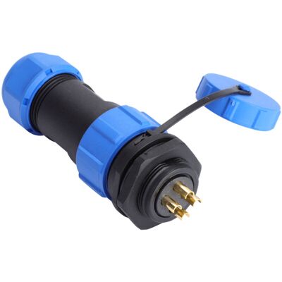OEM Connecteur De Prise Aviation Étanche En Plastique Ip68 Sp21 À 4 Broches (4 Broches) - Publicité OEM Connecteur De Prise Aviation Étanche En Plastique Ip68 Sp21 À 4 Broches (4 Broches) - Publicité