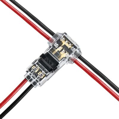 OEM 12 Pièces Connecteur En T 2 Broches Pour Fil Electrique 20/22 Awg Voiture Étanche- Sans Soudure En Fils Câble Led Éclairage Etanche Cosses Et Kits - Publicité OEM 12 Pièces Connecteur En T 2 Broches Pour Fil Electrique 20/22 Awg Voiture Étanche- Sans Soudure En Fils Câble Led Éclairage Etanche Cosses Et Kits - Publicité