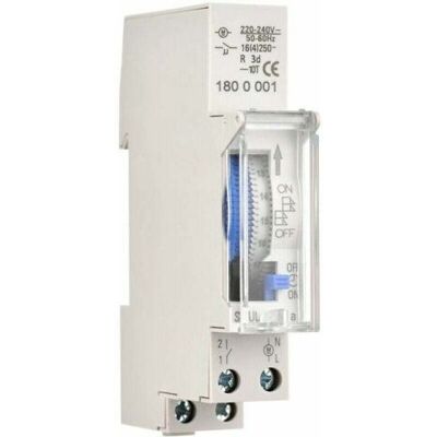 OEM Minuterie Mécanique De 24 Heures Minuterie Minimale De 15 Minutes Montage Sur Rail Batterie Intégrée, Sul180a Ac220-240v Gris - Sul180a Ac220-240v Gris - Publicité OEM Minuterie Mécanique De 24 Heures Minuterie Minimale De 15 Minutes Montage Sur Rail Batterie Intégrée, Sul180a Ac220-240v Gris - Sul180a Ac220-240v Gris - Publicité