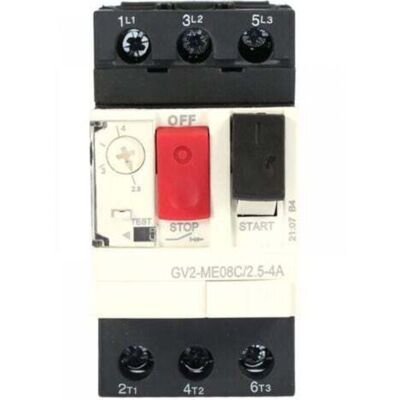 OEM Disjoncteur De Protection Moteur Gv2-me08c Commutateur De Protection Moteur 2.5-4a-dou - Publicité OEM Disjoncteur De Protection Moteur Gv2-me08c Commutateur De Protection Moteur 2.5-4a-dou - Publicité