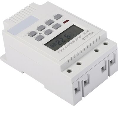 MCKENSA Minuterie Programmable Intelligente Et Durable 12 V (blanche) - Publicité MCKENSA Minuterie Programmable Intelligente Et Durable 12 V (blanche) - Publicité