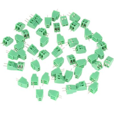 OEM Lot De 50 Borniers À Vis, Pas De 2,54 Mm, 2 Et 3 Pôles, 2 Broches, À Souder - Publicité OEM Lot De 50 Borniers À Vis, Pas De 2,54 Mm, 2 Et 3 Pôles, 2 Broches, À Souder - Publicité