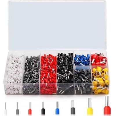 OEM 1800 Cosses De Câblage Isolées, Kit De Connecteurs, 0,5 Mm² – 10 Mm², Cosses À Sertir, Embouts Isolés Pour Connexions De Fils Électriques - Publicité OEM 1800 Cosses De Câblage Isolées, Kit De Connecteurs, 0,5 Mm² – 10 Mm², Cosses À Sertir, Embouts Isolés Pour Connexions De Fils Électriques - Publicité