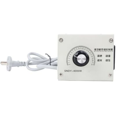 ABYSSE Contrôleur De Tension Variable Cn Plug 4000w Ac 220v Pour Moteur De Ventilateur - Publicité ABYSSE Contrôleur De Tension Variable Cn Plug 4000w Ac 220v Pour Moteur De Ventilateur - Publicité