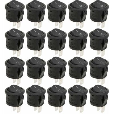 SANS MARQUE Interrupteur Petit Rond Kcd11 Pour Électroménager-noir-20pcs - Publicité SANS MARQUE Interrupteur Petit Rond Kcd11 Pour Électroménager-noir-20pcs - Publicité