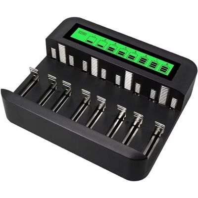 SANS MARQUE Chargeur De Piles Universel Lcd, Chargeur Universel Pour Aa/lr6, Aaa/lr3, C/r14, D/r20 Ni-mh Piles Rechargeables Avec Entrée Type C Micro Usb - Publicité SANS MARQUE Chargeur De Piles Universel Lcd, Chargeur Universel Pour Aa/lr6, Aaa/lr3, C/r14, D/r20 Ni-mh Piles Rechargeables Avec Entrée Type C Micro Usb - Publicité