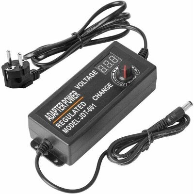 OEM Transformateur D'Éclairage Ajustable Dc3-12v 5a 60w Avec Adaptateur De Commutation - Pour Bande Led Ac100v-240v-crezuo - Publicité OEM Transformateur D'Éclairage Ajustable Dc3-12v 5a 60w Avec Adaptateur De Commutation - Pour Bande Led Ac100v-240v-crezuo - Publicité