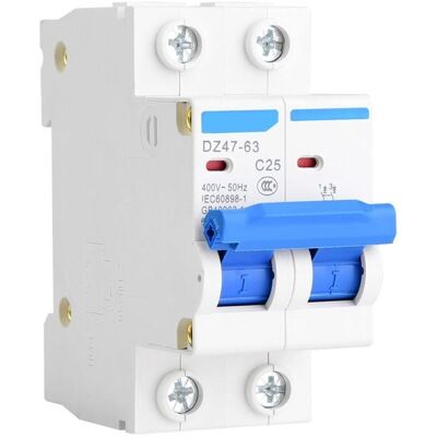 OEM 400v Ac Disjoncteur Miniature Dz47-63 Commutateur Pneumatique Protection Contre Les Fuites Ac 2p 25a-crezuo - Publicité OEM 400v Ac Disjoncteur Miniature Dz47-63 Commutateur Pneumatique Protection Contre Les Fuites Ac 2p 25a-crezuo - Publicité