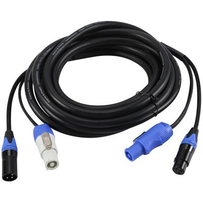 OEM Convient Aux Câbles D'Alimentation Powercon Xlr 3 Broches De 5 Mètres De Haute Qualité, Dmx512, Pour L'Éclairage De Scène Et Les Écrans Led. Publicité OEM Convient Aux Câbles D'Alimentation Powercon Xlr 3 Broches De 5 Mètres De Haute Qualité, Dmx512, Pour L'Éclairage De Scène Et Les Écrans Led. Publicité