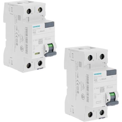 Lot De 4 Interrupteurs Différentiels 63a – 30 Ma – 1 Type A + 3 Type Ac – Ce / Nf - Siemens - Publicité Lot De 4 Interrupteurs Différentiels 63a – 30 Ma – 1 Type A + 3 Type Ac – Ce / Nf - Siemens - Publicité