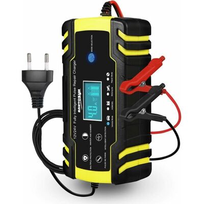 OEM Chargeur De Batterie De Voiture Intelligent, 12v 8a / 24v 4a, Écran Tactile Lcd, Compatible Avec Les Batteries De Voiture Et De Moto De 6ah À 150ah.-crezuo - Publicité OEM Chargeur De Batterie De Voiture Intelligent, 12v 8a / 24v 4a, Écran Tactile Lcd, Compatible Avec Les Batteries De Voiture Et De Moto De 6ah À 150ah.-crezuo - Publicité
