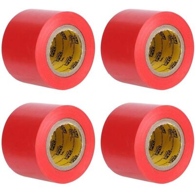 MOXIE 4 Pcs Ruban Électrique Électricien Pvc Film Étanche Électrique Isolé Ruban D'Étanchéité Réparation Outils,taille:4,4 Cm De Large, 11 M De Long(rouge) - Publicité MOXIE 4 Pcs Ruban Électrique Électricien Pvc Film Étanche Électrique Isolé Ruban D'Étanchéité Réparation Outils,taille:4,4 Cm De Large, 11 M De Long(rouge) - Publicité