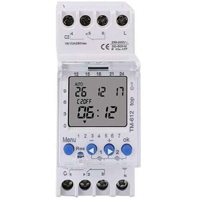 OEM Minuterie Double Canal Ahc822, 220v, 7 Jours, 24 Heures, Programmable, Interrupteur Numérique Électronique Lcd, Horloge Numérique - Publicité OEM Minuterie Double Canal Ahc822, 220v, 7 Jours, 24 Heures, Programmable, Interrupteur Numérique Électronique Lcd, Horloge Numérique - Publicité