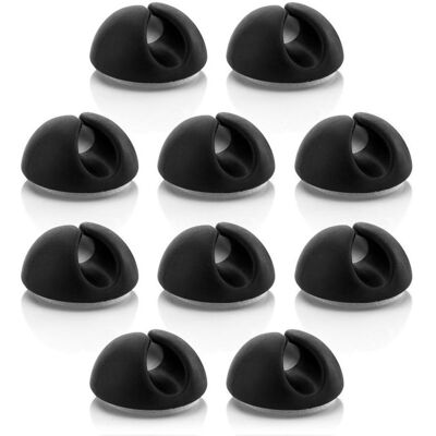 MOXIE 10pcs Serre-câbles Support De Câble Gestion Des Câbles Fixation De Câble Organisateur De Câble Pour Câbles Jusqu'à 8mm Serre-câbles Fixation De Câbles Gestion Des Câbles Noir - Publicité MOXIE 10pcs Serre-câbles Support De Câble Gestion Des Câbles Fixation De Câble Organisateur De Câble Pour Câbles Jusqu'à 8mm Serre-câbles Fixation De Câbles Gestion Des Câbles Noir - Publicité