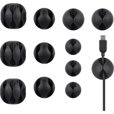 Scotch Pack De 12 Clips Câbles Durables, Maintient Et Cache-câbles De Bureau, Organiseur Et Gestion De Câbles De Recharge Pour Tv Ordinateur Pc Portable Maison Et Bureau - Publicité Scotch Pack De 12 Clips Câbles Durables, Maintient Et Cache-câbles De Bureau, Organiseur Et Gestion De Câbles De Recharge Pour Tv Ordinateur Pc Portable Maison Et Bureau - Publicité
