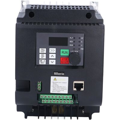 Garryfizh Onduleur De Fréquence Moteur Abs Convertisseur De Fréquence Monophasé 220v À 3 Phases 380v 5.5kw - Publicité Garryfizh Onduleur De Fréquence Moteur Abs Convertisseur De Fréquence Monophasé 220v À 3 Phases 380v 5.5kw - Publicité