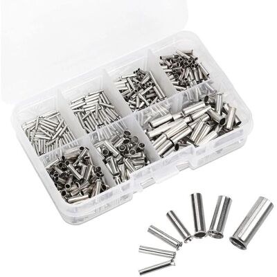 OEM Kit De 600 Embouts De Câblage, Embouts De Lacets Non Isolés, Embouts En Cuivre Étamé Non Isolés, Cosses À Sertir Pour Fils Électriques, Connecteurs À Sertir - Publicité OEM Kit De 600 Embouts De Câblage, Embouts De Lacets Non Isolés, Embouts En Cuivre Étamé Non Isolés, Cosses À Sertir Pour Fils Électriques, Connecteurs À Sertir - Publicité