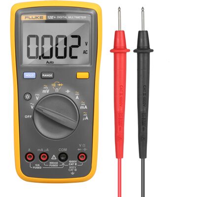 OEM Multimètre Numérique Portable Fluke 12e+ 4000 Points : Voltmètre, Ampèremètre, Multimètre Universel, Mesure De Tension Ac/dc, Courant, Résistance, Capacité, Continuité, Diode - Publicité OEM Multimètre Numérique Portable Fluke 12e+ 4000 Points : Voltmètre, Ampèremètre, Multimètre Universel, Mesure De Tension Ac/dc, Courant, Résistance, Capacité, Continuité, Diode - Publicité