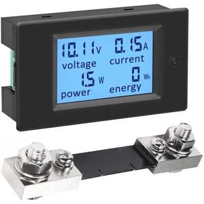 OEM Voltmètre Ampèremètre Numérique Dc 100a 6.5 100v Testeur Puissance Énergie Compteur Lcd - Publicité OEM Voltmètre Ampèremètre Numérique Dc 100a 6.5 100v Testeur Puissance Énergie Compteur Lcd - Publicité