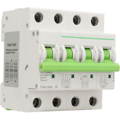 LBVIE Disjoncteur Photovoltaïque 4p Pour Une Protection Fiable Et Stable Contre Les Surtensions. Disjoncteur Miniature Mcb 1000 V 25 A. Publicité LBVIE Disjoncteur Photovoltaïque 4p Pour Une Protection Fiable Et Stable Contre Les Surtensions. Disjoncteur Miniature Mcb 1000 V 25 A. Publicité