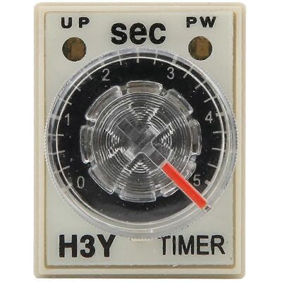 MIXHOME Minuteur Temporisé H3y-2 8p, Relais Temporisé 05 Secondes, Interrupteur Temporisé À Bouton Rotatif 5a Pour Diverses Applications (24 V Cc) - Publicité MIXHOME Minuteur Temporisé H3y-2 8p, Relais Temporisé 05 Secondes, Interrupteur Temporisé À Bouton Rotatif 5a Pour Diverses Applications (24 V Cc) - Publicité