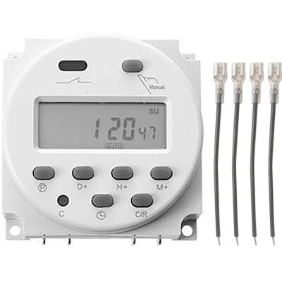 EOSNOW Minuterie Numérique Micro-ordinateur Interrupteur De Contrôle Du Temps Affichage Lcd Cn101a Dc12v 4 Câbles - Publicité EOSNOW Minuterie Numérique Micro-ordinateur Interrupteur De Contrôle Du Temps Affichage Lcd Cn101a Dc12v 4 Câbles - Publicité