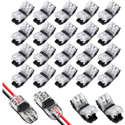 OEM Connecteurs De Fil Électrique H 2 Broches - 20 Pièces, Câbles 20/22 Awg, Connecteurs Rapides Pour Voiture, Lumière Et Audio - Publicité OEM Connecteurs De Fil Électrique H 2 Broches - 20 Pièces, Câbles 20/22 Awg, Connecteurs Rapides Pour Voiture, Lumière Et Audio - Publicité