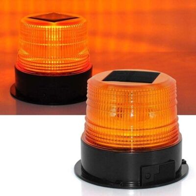 ABYSSE Feux D'Avertissement Led Solaires 12-24 V, Étanches, Ambrés, Avec Base Magnétique, Stroboscopes Rotatifs Rechargeables Pour Véhicules, Chariots Élévateurs, Tracteurs, Voiturettes De Golf, Utv - Publicité ABYSSE Feux D'Avertissement Led Solaires 12-24 V, Étanches, Ambrés, Avec Base Magnétique, Stroboscopes Rotatifs Rechargeables Pour Véhicules, Chariots Élévateurs, Tracteurs, Voiturettes De Golf, Utv - Publicité