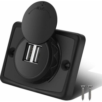 MOXIE Sjlerst – Chargeur Double Usb Étanche 5v/3.1a Pour Voiture – Matériaux Résistants Aux Températures Extrêmes – Protection Contre Surcharges Et Courts-circuits - Publicité MOXIE Sjlerst – Chargeur Double Usb Étanche 5v/3.1a Pour Voiture – Matériaux Résistants Aux Températures Extrêmes – Protection Contre Surcharges Et Courts-circuits - Publicité