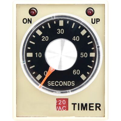 WEYTOLL Minuterie De Retard De Mise Sous Tension Ah3-3, Relais Temporisé Ac 220v 50/60hz (60s) - Publicité WEYTOLL Minuterie De Retard De Mise Sous Tension Ah3-3, Relais Temporisé Ac 220v 50/60hz (60s) - Publicité