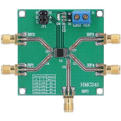 MIXHOME Module De Commutation Rf 1 Pôle Cc-3,5 Ghz 4 Voies, Accessoire De Carte De Commutation Sans Fil Hmc241 - Publicité MIXHOME Module De Commutation Rf 1 Pôle Cc-3,5 Ghz 4 Voies, Accessoire De Carte De Commutation Sans Fil Hmc241 - Publicité
